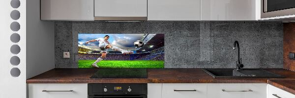 Panel lacobel Fotbalista na stadioně