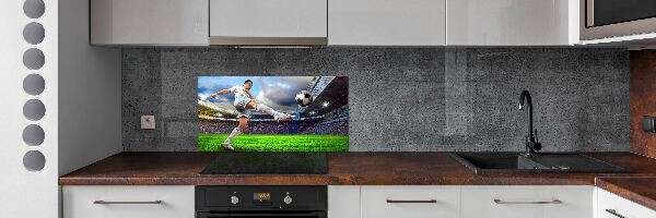 Panel lacobel Fotbalista na stadioně