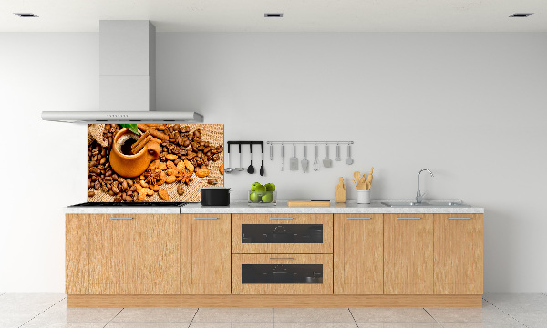 Panel lacobel Zrnka kávy a šálek