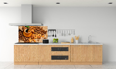 Panel lacobel Zrnka kávy a šálek