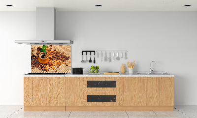 Panel lacobel Zrnka kávy a šálek