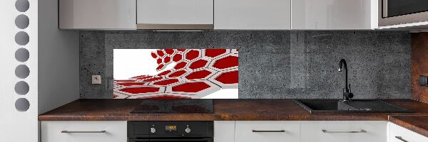Panel do kuchyně Abstrakce 3D