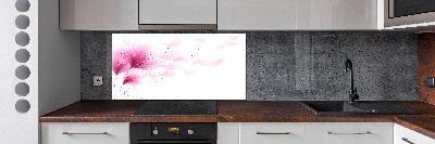Dekorační panel sklo Růžová květina