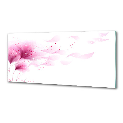 Dekorační panel sklo Růžová květina