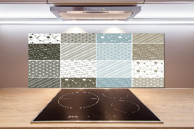 Panel do kuchyně Geometrické vzory