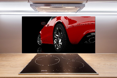 Panel do kuchyně Červené auto