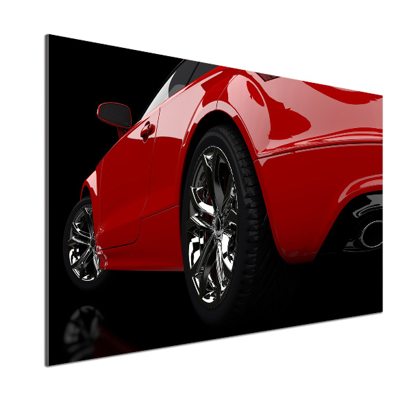 Panel do kuchyně Červené auto