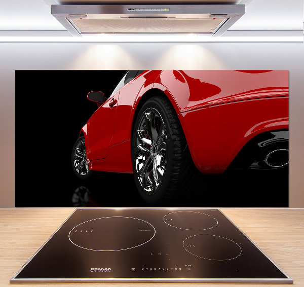 Panel do kuchyně Červené auto