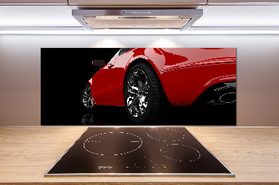 Panel do kuchyně Červené auto