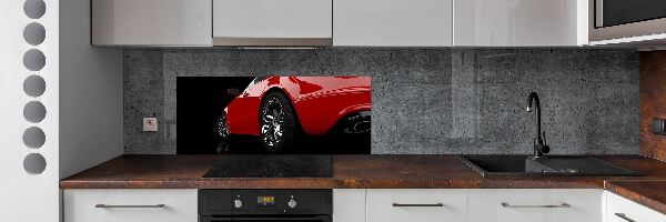 Panel do kuchyně Červené auto