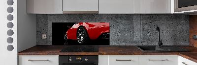 Panel do kuchyně Červené auto