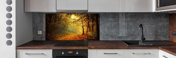 Dekorační panel sklo Podzimní les