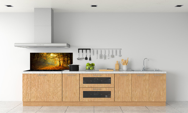Dekorační panel sklo Podzimní les