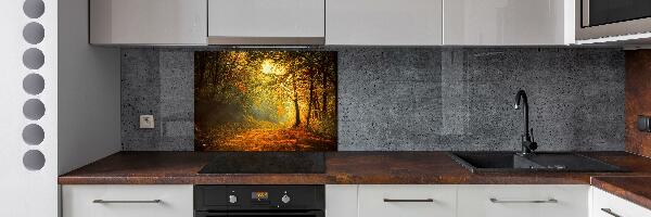 Dekorační panel sklo Podzimní les