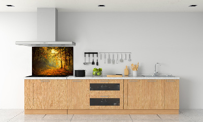 Dekorační panel sklo Podzimní les