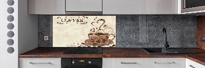 Kuchyňský panel Aromatická káva