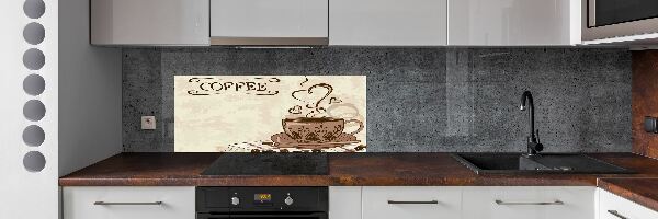 Kuchyňský panel Aromatická káva