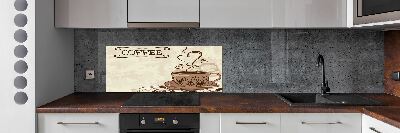 Kuchyňský panel Aromatická káva