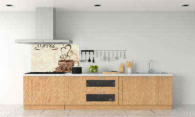 Kuchyňský panel Aromatická káva