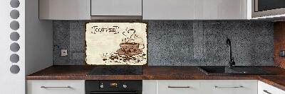 Kuchyňský panel Aromatická káva