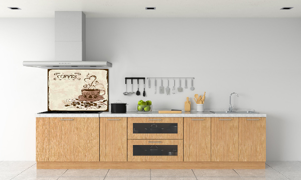 Kuchyňský panel Aromatická káva