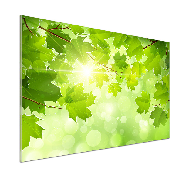 Panel do kuchyně Listí kaštanu