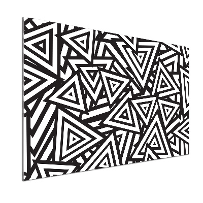 Dekorační panel sklo Trojúhelníky pozadí