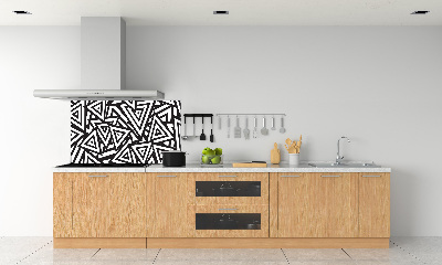 Dekorační panel sklo Trojúhelníky pozadí