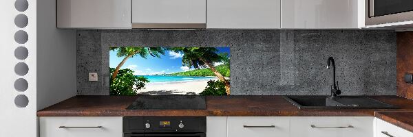 Panel do kuchyně Seychely pláž