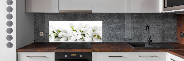 Dekorační panel sklo Prvosenky