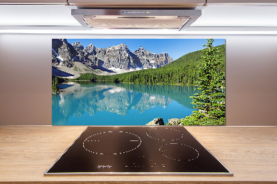 Panel do kuchyně Jezero v horách