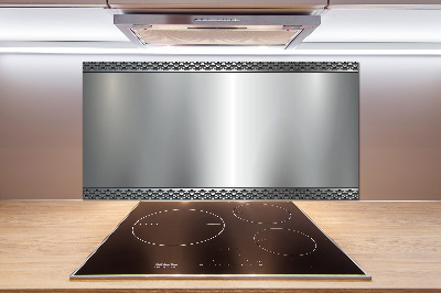 Dekorační panel sklo Kovové pozadí