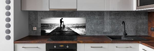 Panel do kuchyně Kytara na molo