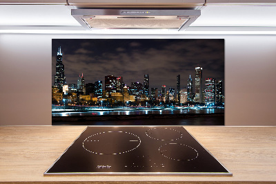Dekorační panel sklo Noční Chicago