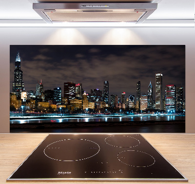 Dekorační panel sklo Noční Chicago
