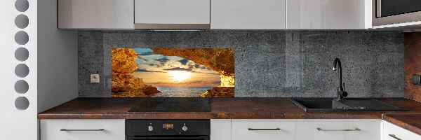 Panel do kuchyně Jeskyně nad mořem