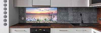 Panel do kuchyně Jezero východ