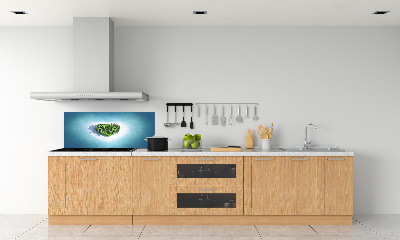 Panel lacobel Ostrov tvar srdce