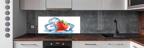 Panel do kuchyně Jahoda s ledem