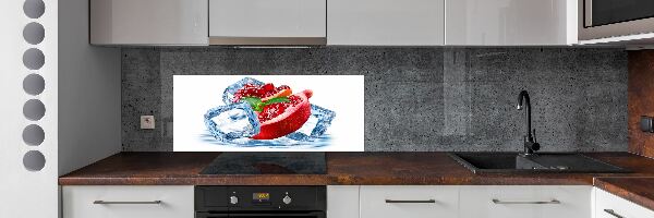 Panel do kuchyně Granátové jablko s ledem