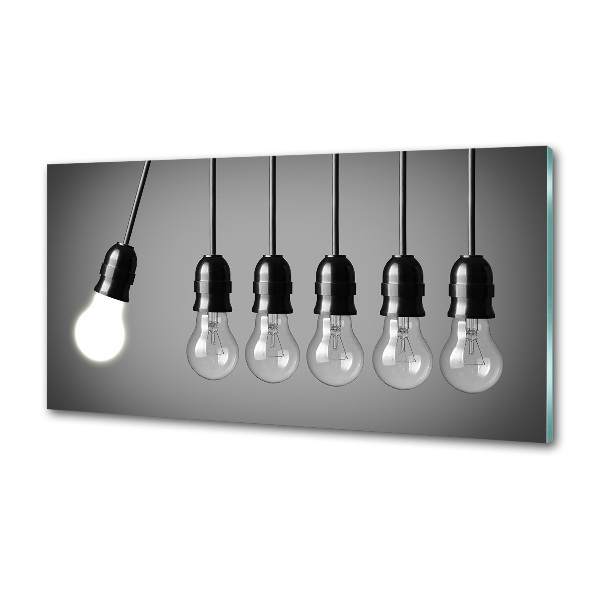Panel do kuchyně Šest žárovek