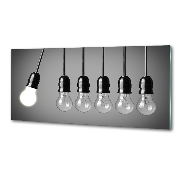Panel do kuchyně Šest žárovek