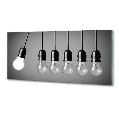 Panel do kuchyně Šest žárovek