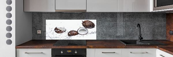 Dekorační panel sklo Kokos s vodou