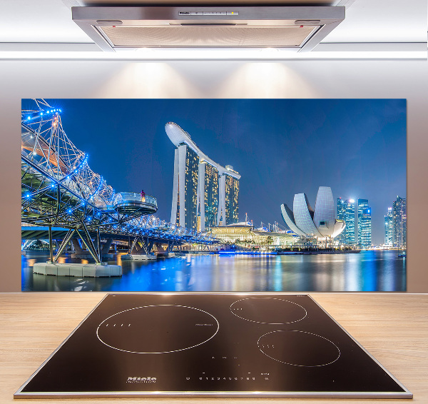 Panel do kuchyně Singapur noc