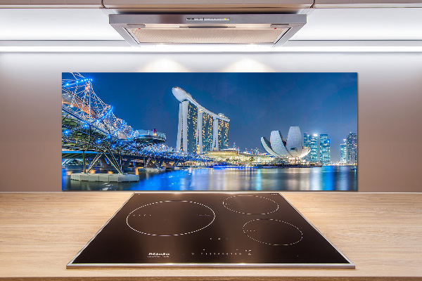 Panel do kuchyně Singapur noc