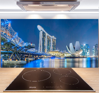 Panel do kuchyně Singapur noc