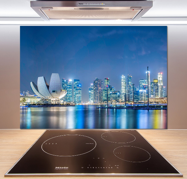 Panel do kuchyně Singapur noc