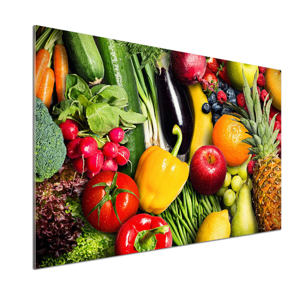 Panel do kuchyně Zelenina a ovoce