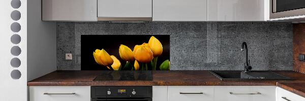 Panel do kuchyně Žluté tulipány